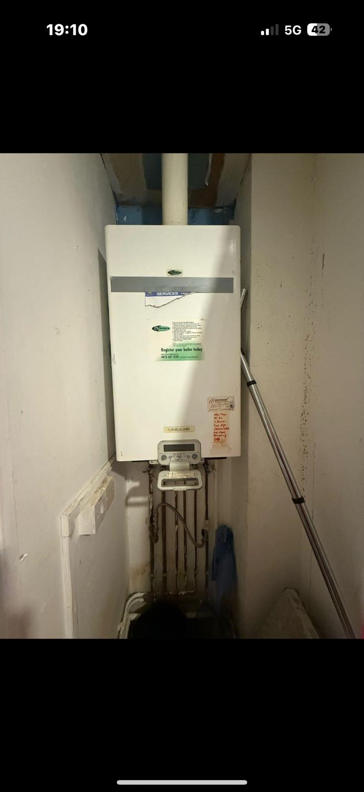 LR Heating on a boiler repair call-out in Leeds